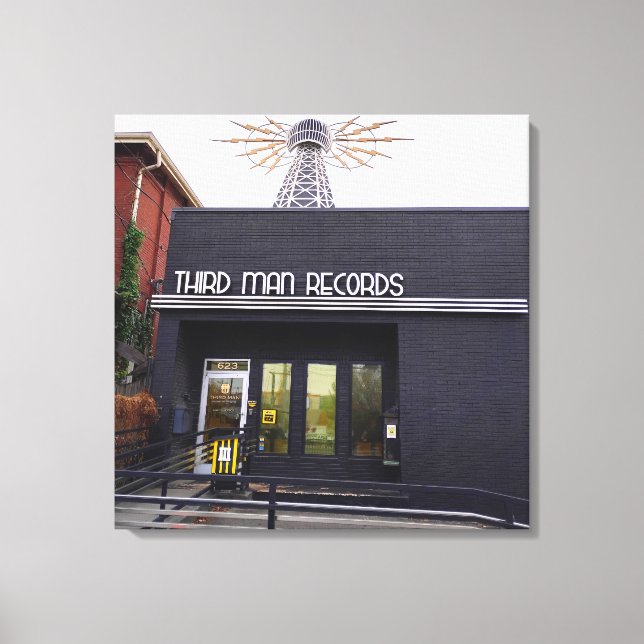 Nashville-Straßenfoyografie Leinwanddruck (Vorderseite)
