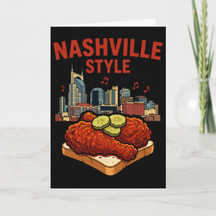 Nashville Style Spicy Fried Chicken und Music City Karte