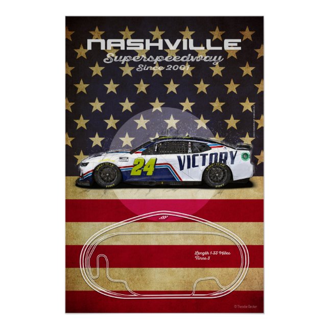 Nashville Superspeedway Poster (Vorderseite)