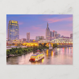 Nashville, Tennesee Postcard Feiertagspostkarte