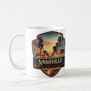 Nashville, Tennessee Antik Kaffeetasse