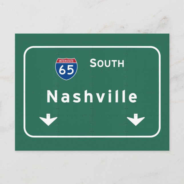 Nashville Tennessee / Autobahnkreuz Postkarte (Vorderseite)