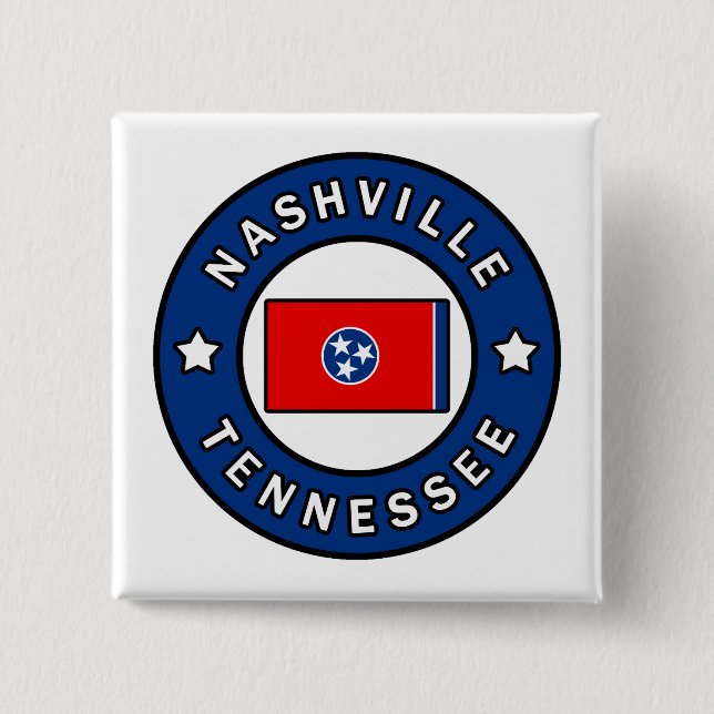 Nashville Tennessee Button (Vorderseite)