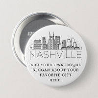 Nashville, Tennessee City Skyline | Benutzerdefini