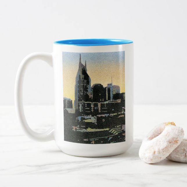 Nashville Tennessee Coffee Mug (Avec donut)
