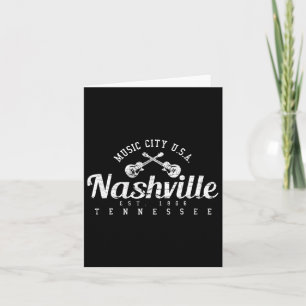 Nashville Tennessee Country Music Usa Shirt Gesche Karte