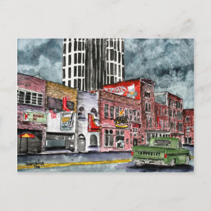 Nashville Tennessee Country-Musik-Hauptstadt Kunst Postkarte