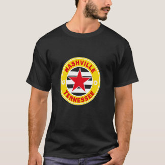 Nashville Tennessee Country Western Musik USA Star T-Shirt