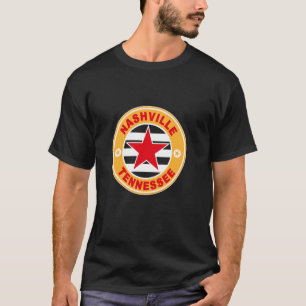 Nashville Tennessee Country Western Musik USA Star T-Shirt