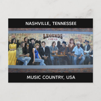 Nashville,Tennessee Holiday Postcard Feiertagspostkarte