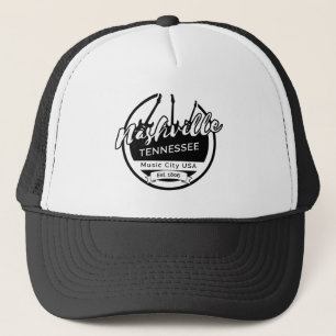 Nashville Tennessee Music City - Rucksack Truckerkappe
