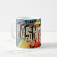 Nashville Tennessee Postkarten-Gruß-Tasse