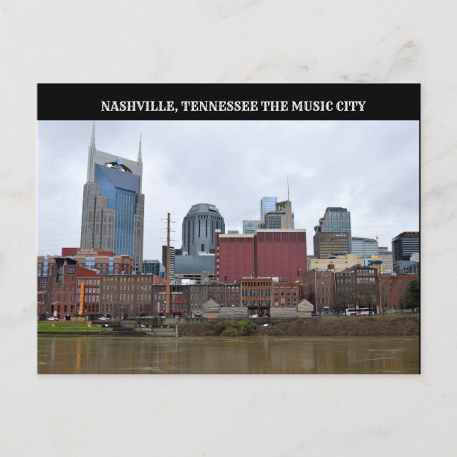 Nashville, Tennessee Riverfront Postkarte (Vorderseite)