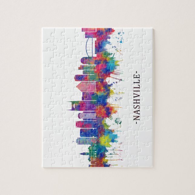 Nashville Tennessee Skyline (Vertikal)