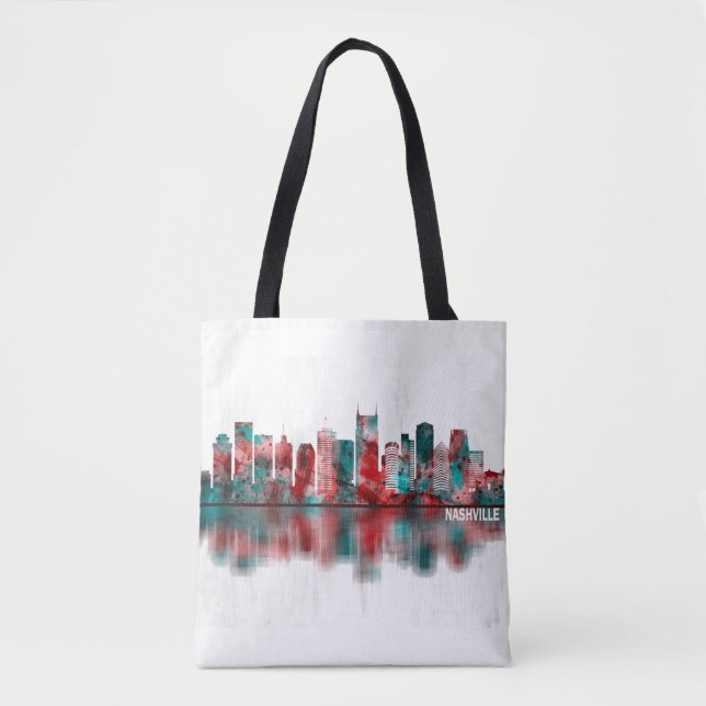Nashville Tennessee Skyline Tasche (Vorderseite)