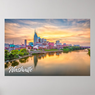 Nashville, Tennessee, Vereinigte Staaten Poster