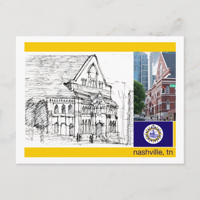 Nashville TN: Postcard Postkarte (Vorderseite)