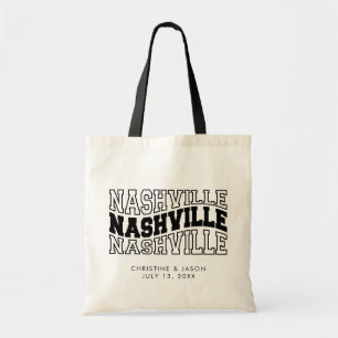 Nashville Wedding Welcome Tragetasche