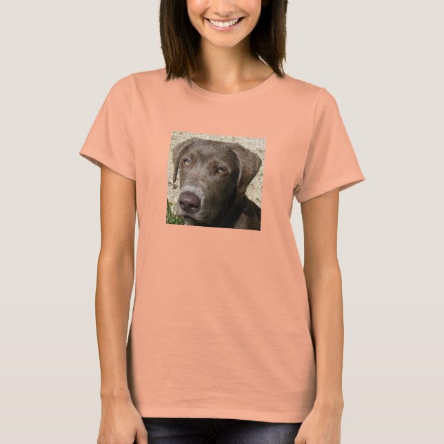 Nass Labrador Head Big T-Shirt (Vorderseite)