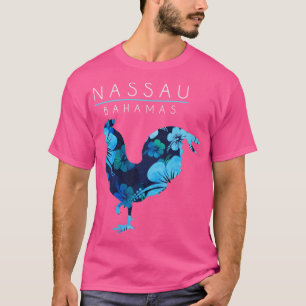 Nassau Bahamas Blume Hibiskus Hühnchen Lover Souve T-Shirt