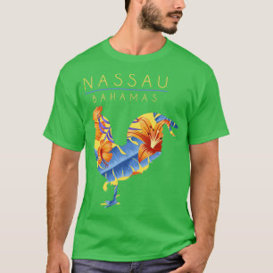 Nassau Bahamas Blume Hibiskus Hühnchen Lover Souve T-Shirt
