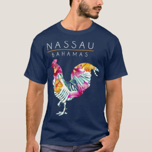 Nassau Bahamas Blume Hibiskus Hühnchen Lover Souve T-Shirt
