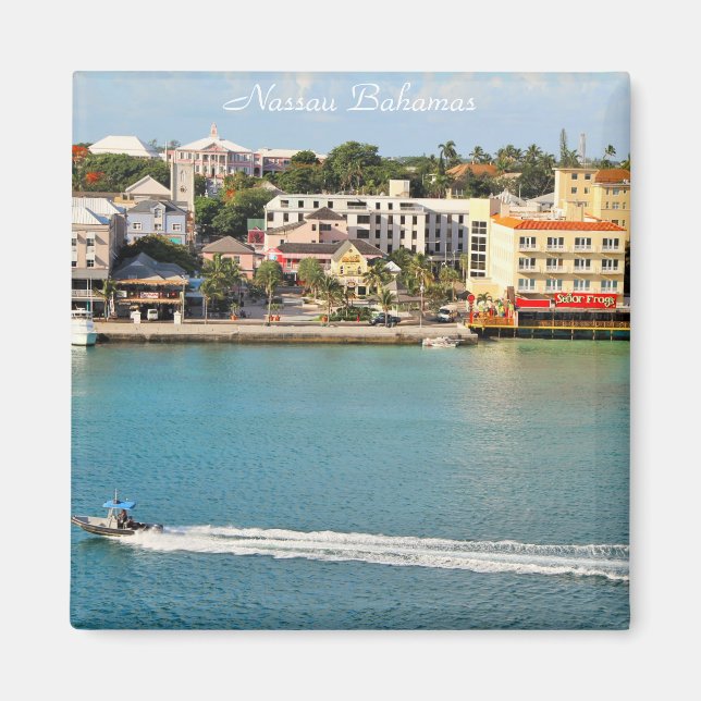 Nassau Bahamas, Fotografie der Stadt, Senor Frogs Magnet (Vorne)