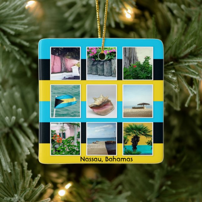 Nassau, Bahamas Keramikornament (Baum)