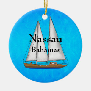 Nassau Bahamas Keramikornament