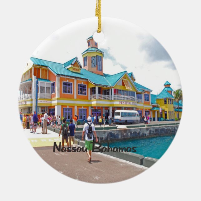 Nassau Bahamas Keramikornament (Hinten)