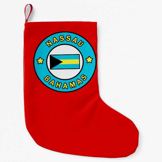 Nassau Bahamas Kleiner Weihnachtsstrumpf (Vorderseite)