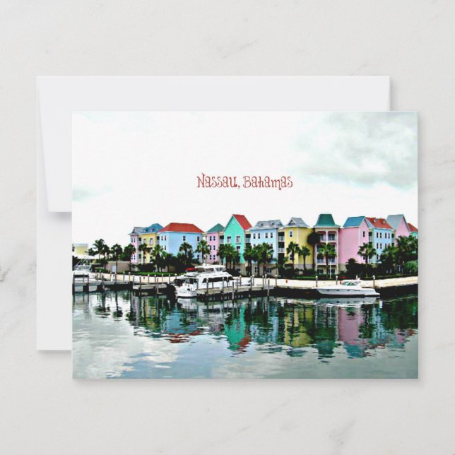 Nassau, Bahamas landschaftliche Aussicht (Vorderseite)