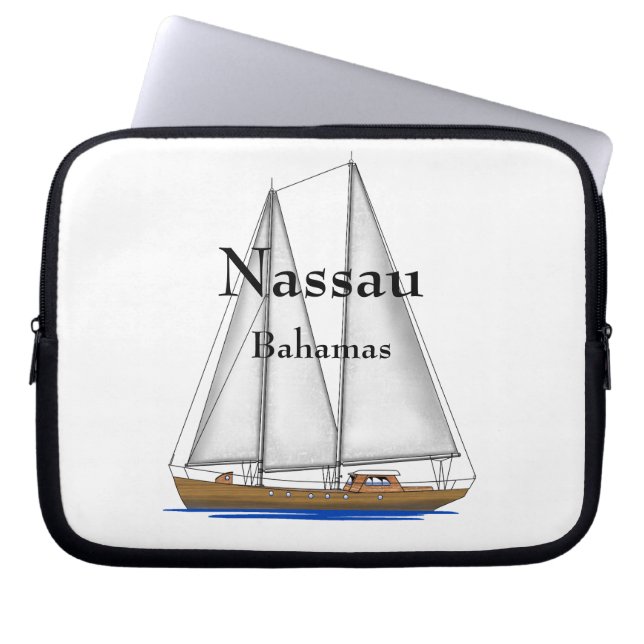 Nassau Bahamas Laptopschutzhülle (Vorderseite)