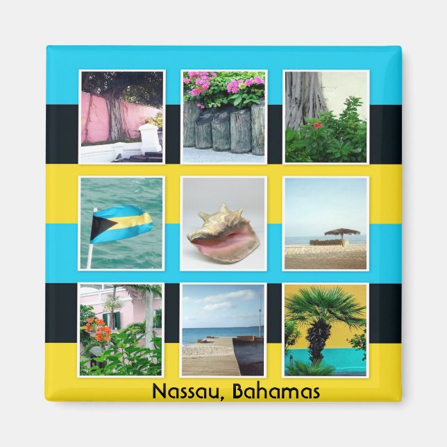 Nassau, Bahamas Magnet (Vorne)