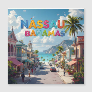 Nassau Bahamas Magnetkarte