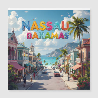 Nassau bahamas magnetkarte