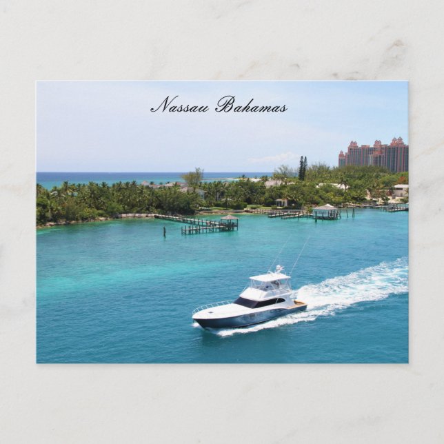 Nassau Bahamas, Photography, Post Card Postkarte (Vorderseite)