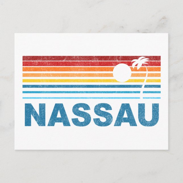 Nassau Bahamas Postkarte (Vorderseite)