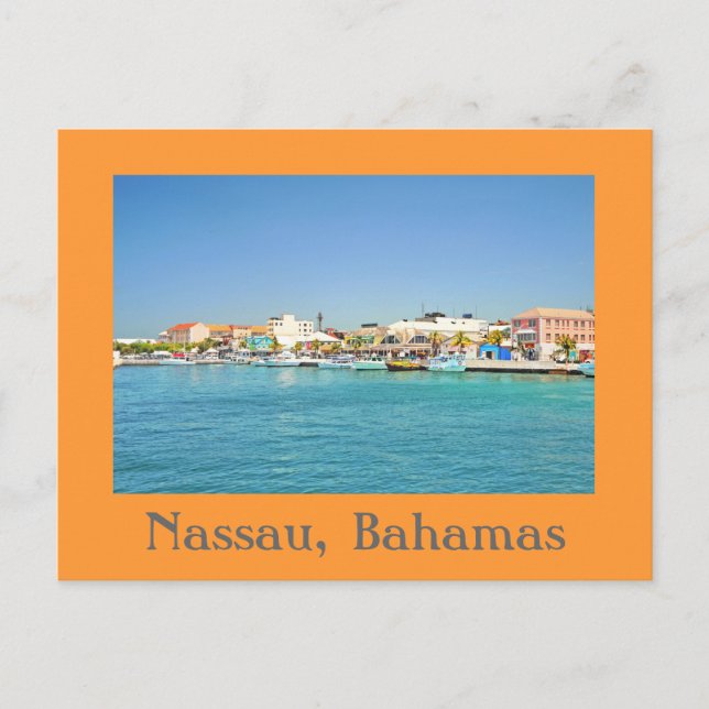 Nassau, Bahamas Postkarte (Vorderseite)