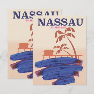 Nassau Bahamas Reisebeachposter