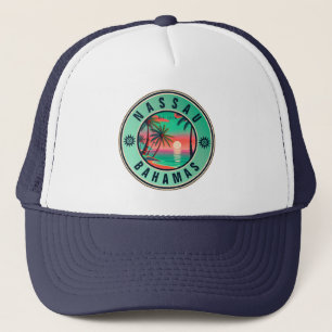 Nassau Bahamas Retro Reise Souvenir 1950er Truckerkappe