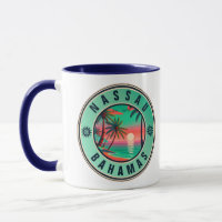 Nassau Bahamas Retro Sunset Reise Souvenir 1950er