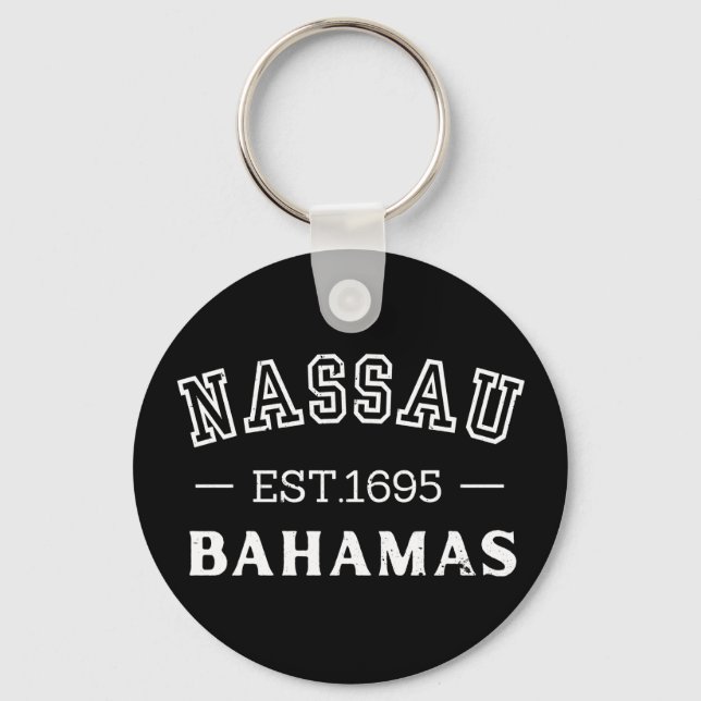 Nassau Bahamas Schlüsselanhänger (Vorderseite)