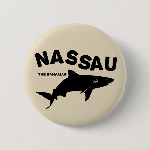 Nassau - Bahamas Shark Diving T - Shirt Button