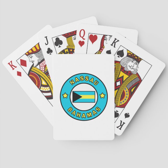 Nassau Bahamas Spielkarten (Rückseite)