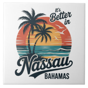Nassau Bahamas Strand Sommer Fliese