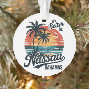 Nassau Bahamas Strand Sommer Ornament