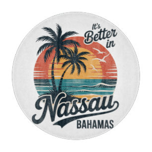 Nassau Bahamas Strand Sommer Schneidebrett