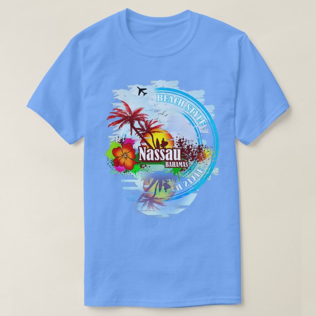 Nassau Bahamas T-Shirt (Design vorne)