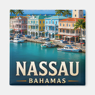 Nassau Crystal Waters und bahamaisches Paradies Magnet